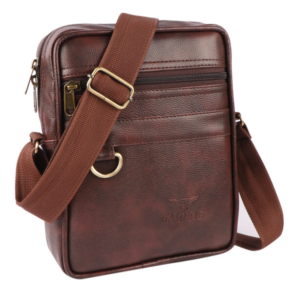 leather sling bag for men