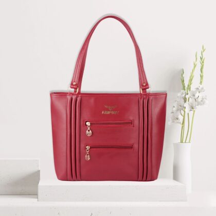 Ladies Handbag Purses MAROON