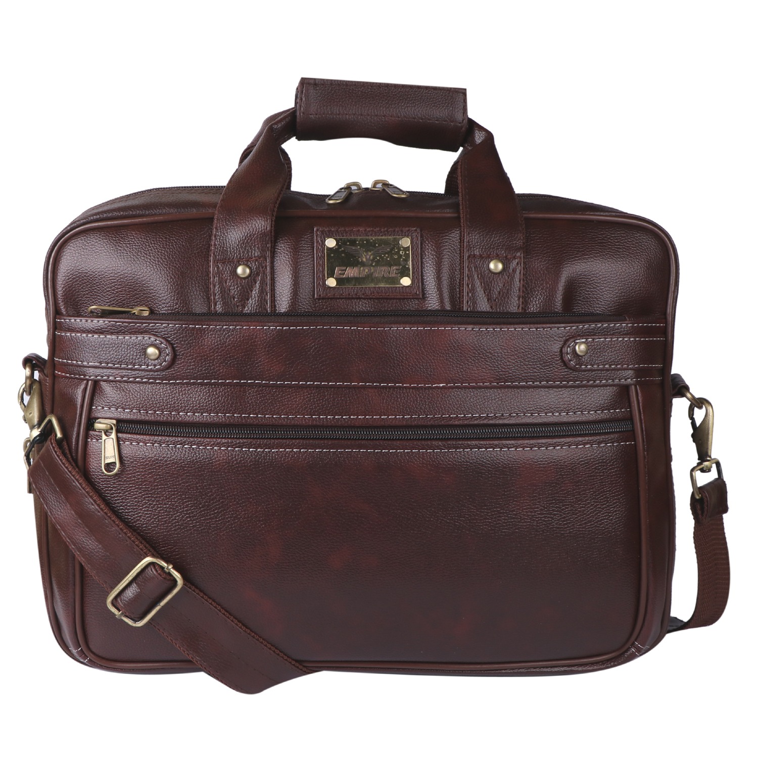Office Messenger Laptop Bags BRWN