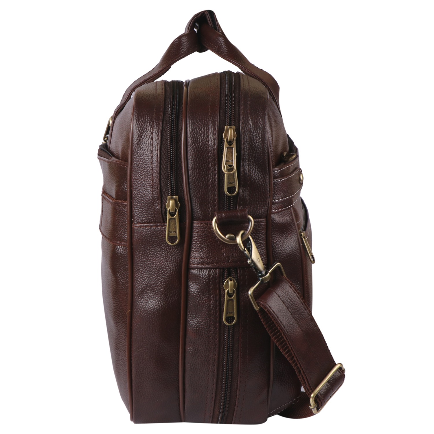 Office Messenger Laptop Bags BRWN - Image 7