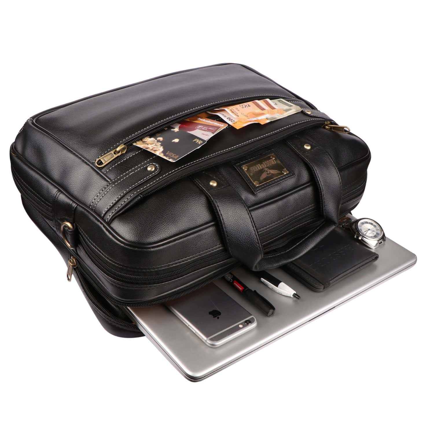 Office Messenger Laptop Bag BLK - Image 6