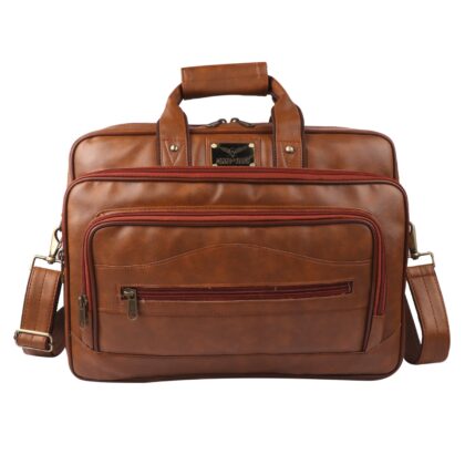 Office Messenger Laptop Bag TAN