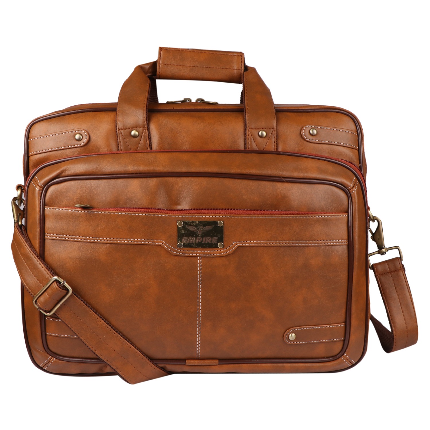 Empire Messenger Laptop BAGS TAN