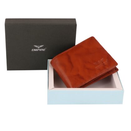 Empire Stylish Me TAN Leather Wallet (5 Card Slots)