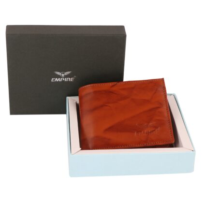 Empire Stylish TAN Leather Wallet  (5 Card Slots)