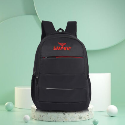 Empire Fashion Laptop Backpack | Black | Water-Resistant Travel & College Bag with Multiple Compartments
