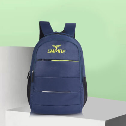 Empire Fashion Laptop Backpack | Navy Blue | Water-Resistant Travel & College Bag with Multiple Compartments