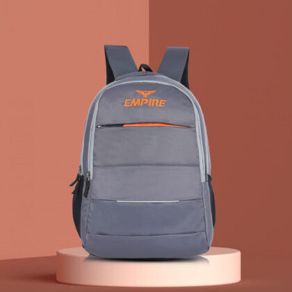 Empire Fashion Laptop Backpack | Grey | Water-Resistant Travel & College Bag with Multiple Compartments