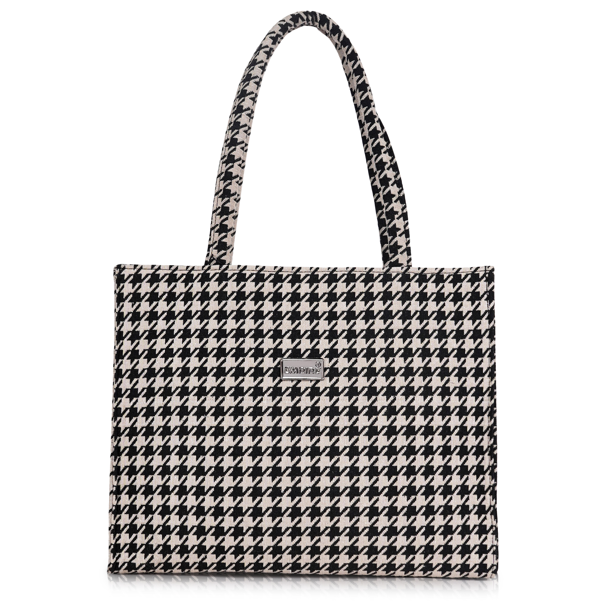 Empire Fashion Boho Kilim Tote Bag for Women | Black | Ethnic Jacquard Woven Handbag - Image 3