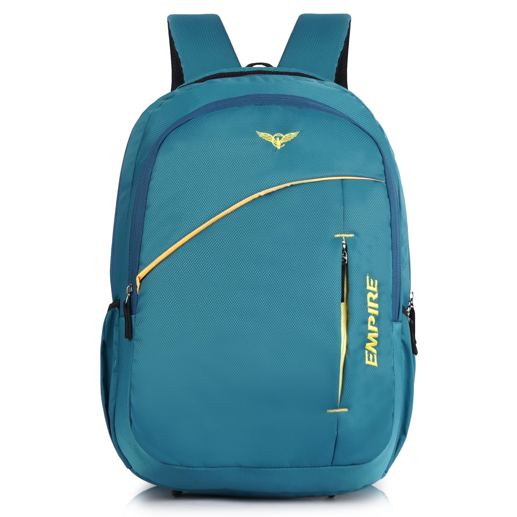 Empire Fashion Laptop Backpack | Light Blue | Sporty Diagonal Accent Travel & College Bag with Multiple Compartments - Image 2