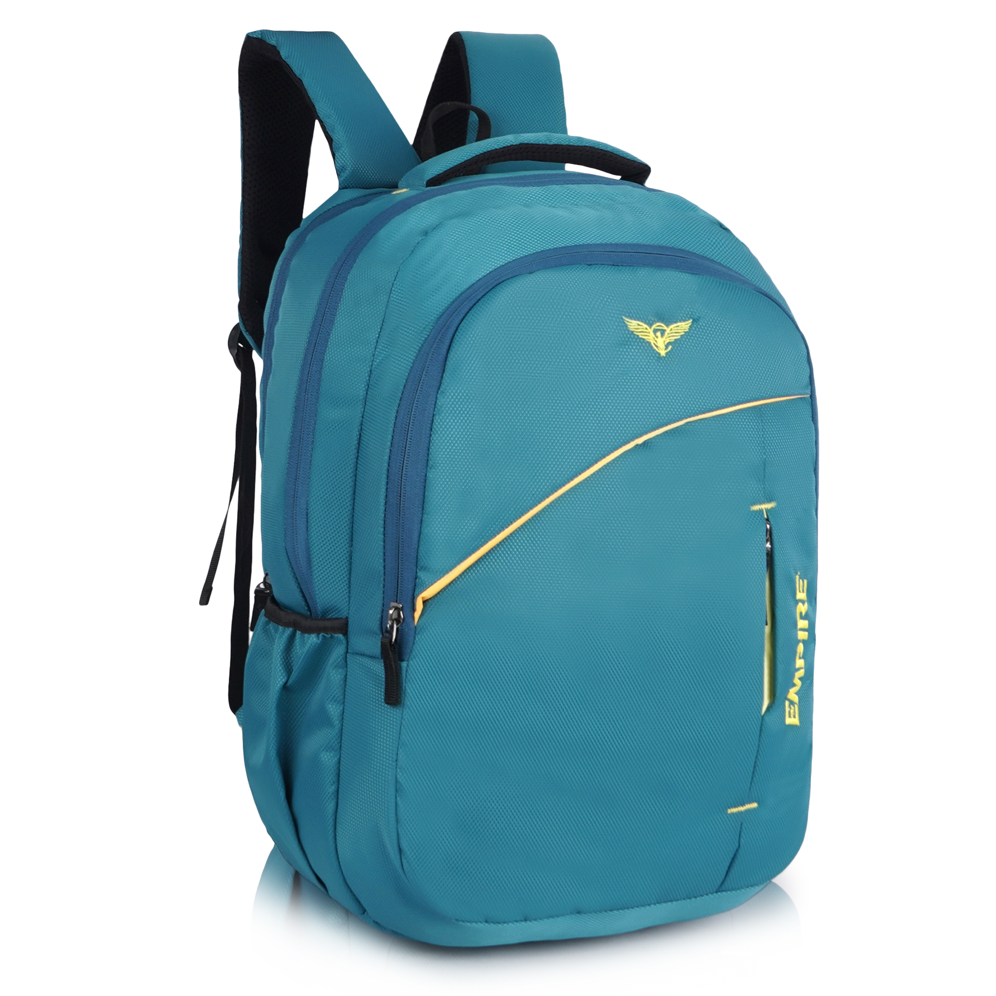 Empire Fashion Laptop Backpack | Light Blue | Sporty Diagonal Accent Travel & College Bag with Multiple Compartments - Image 3