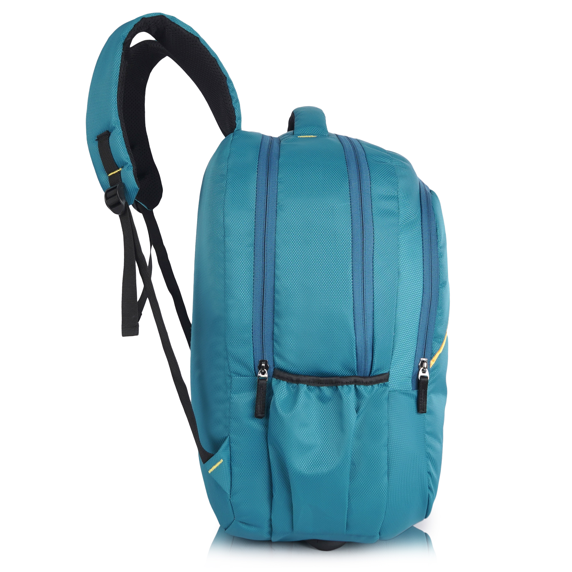 Empire Fashion Laptop Backpack | Light Blue | Sporty Diagonal Accent Travel & College Bag with Multiple Compartments - Image 4