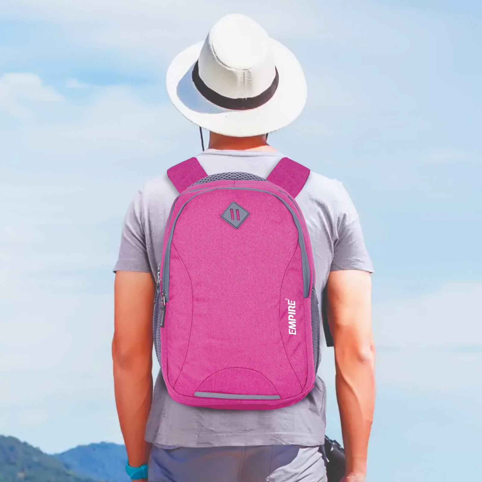 Empire Fashion Digital Camo Laptop Backpack for Women & Girls | Pink | College Bag | Travel Backpack | Water Resistant - Image 9