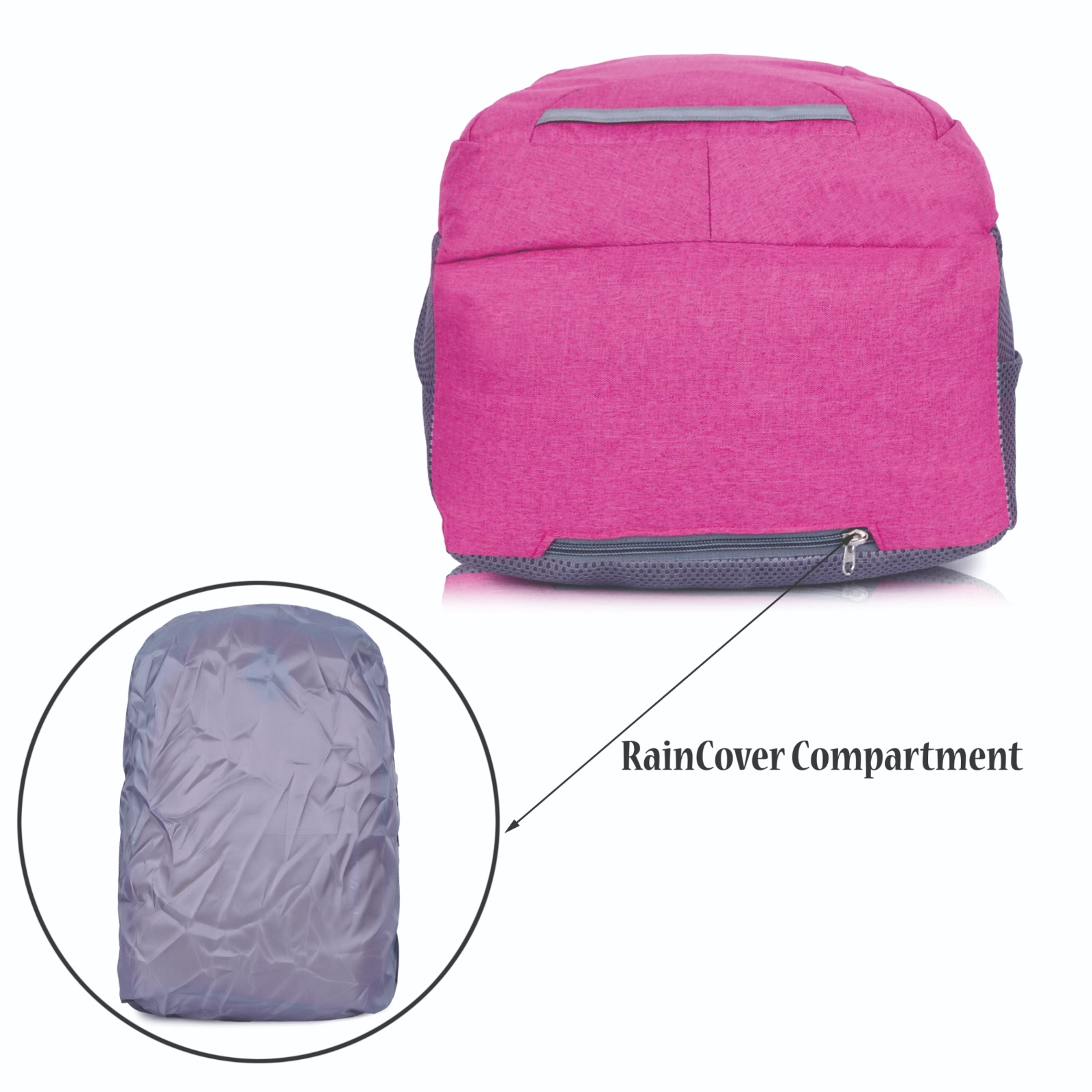 Empire Fashion Digital Camo Laptop Backpack for Women & Girls | Pink | College Bag | Travel Backpack | Water Resistant - Image 8