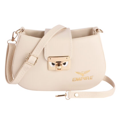 Empire Elegant Mini Shoulder Bag for Women | Cream | Women’s Handbag