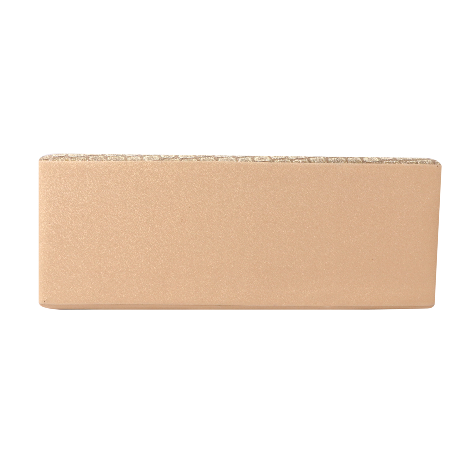 Croc Embossed Glitter Structured Handbag | Cream - Image 5