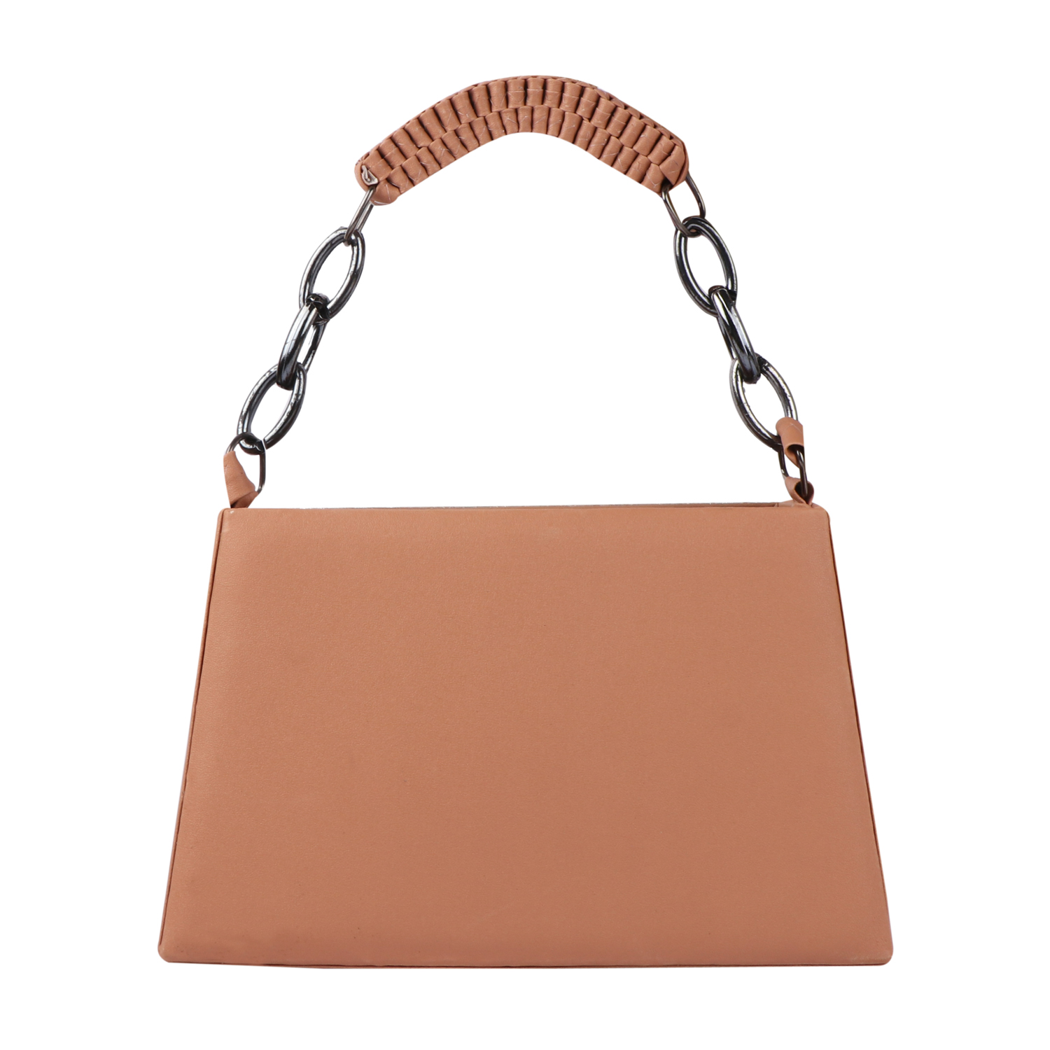 Croc Embossed Glitter Structured Handbag | Pink - Image 4