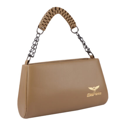 Empire Fashion Crescent Flap Shoulder Bag | Khaki