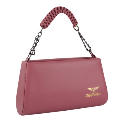 Empire Fashion Crescent Flap Shoulder Bag | Pink