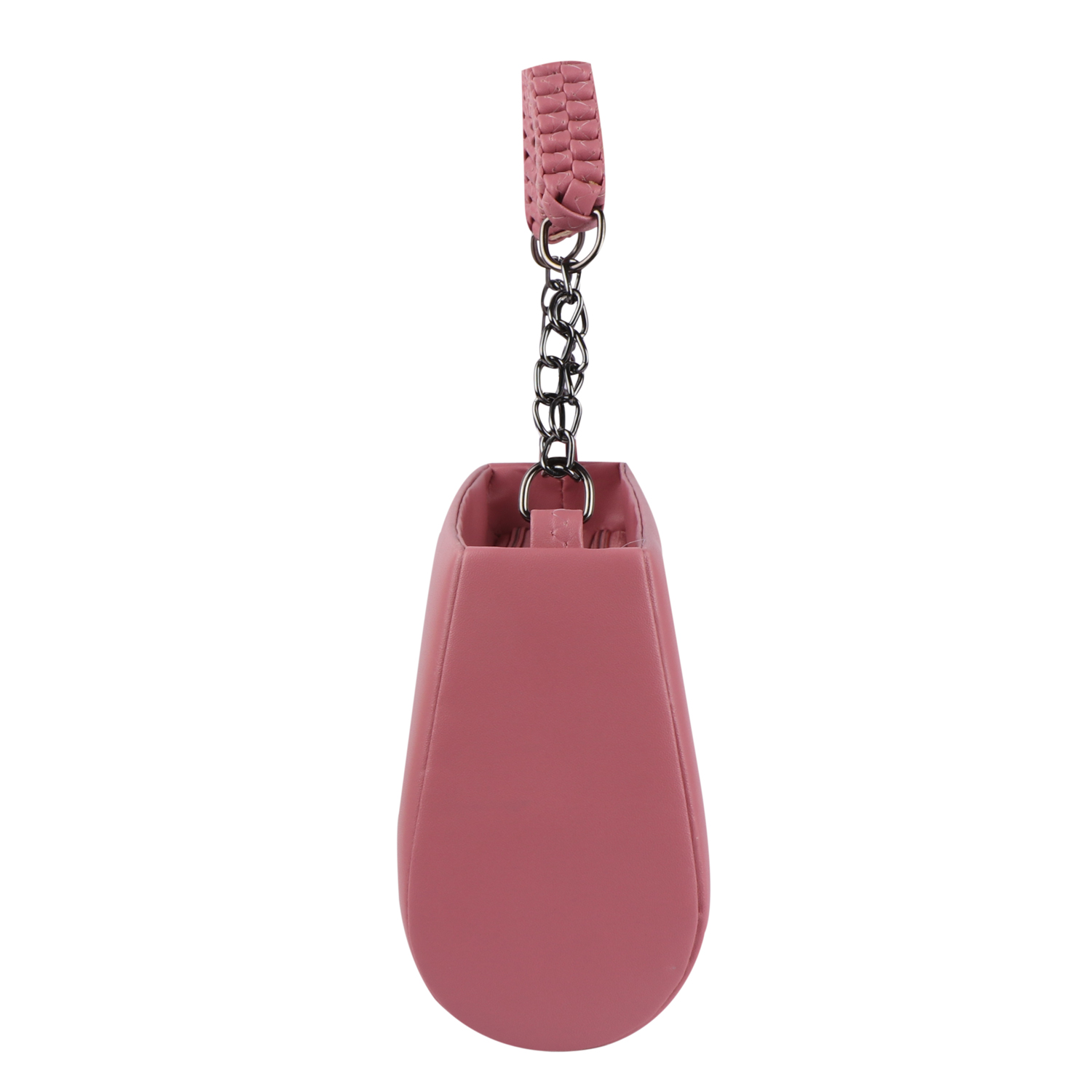 Empire Fashion Crescent Flap Shoulder Bag | Pink - Image 3