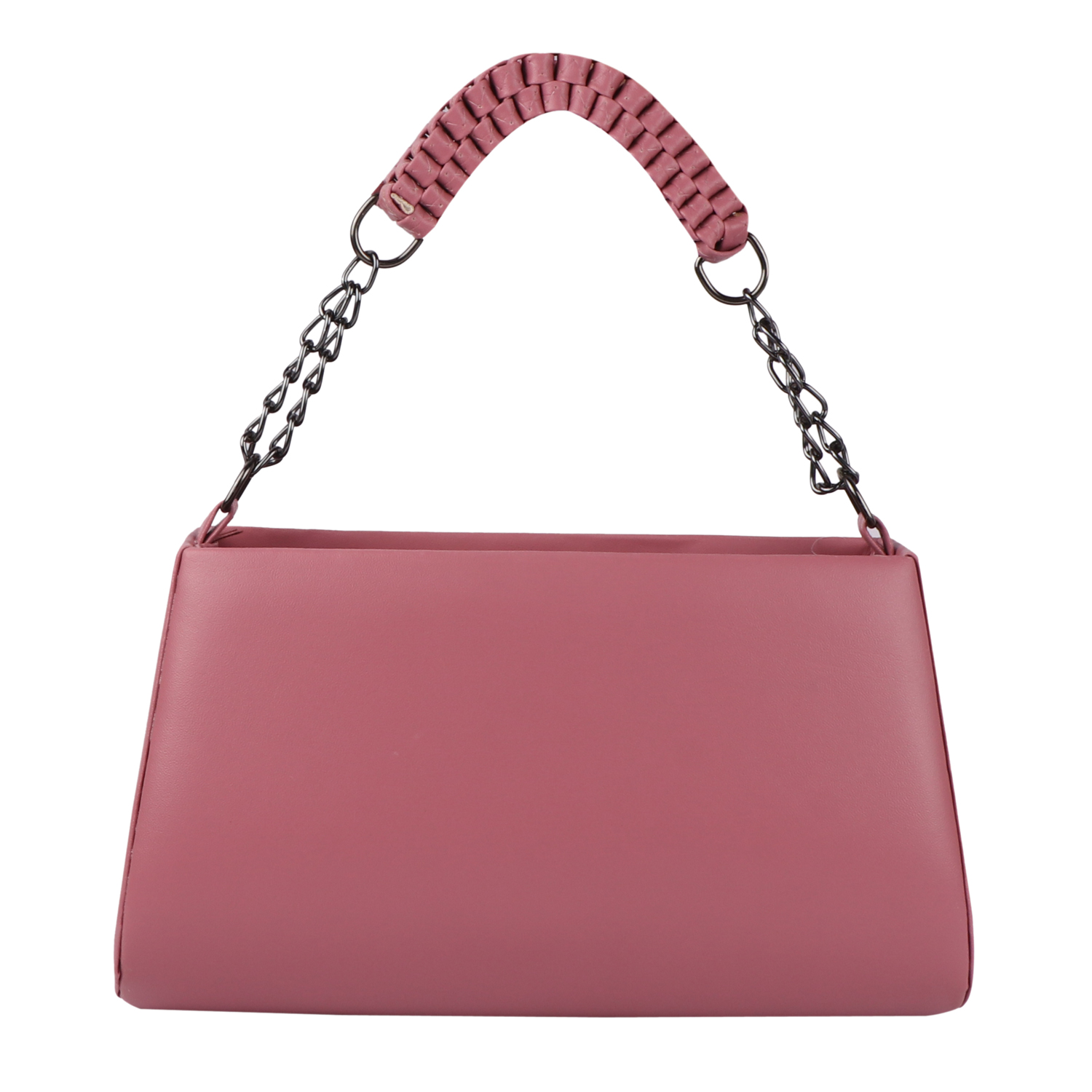 Empire Fashion Crescent Flap Shoulder Bag | Pink - Image 4