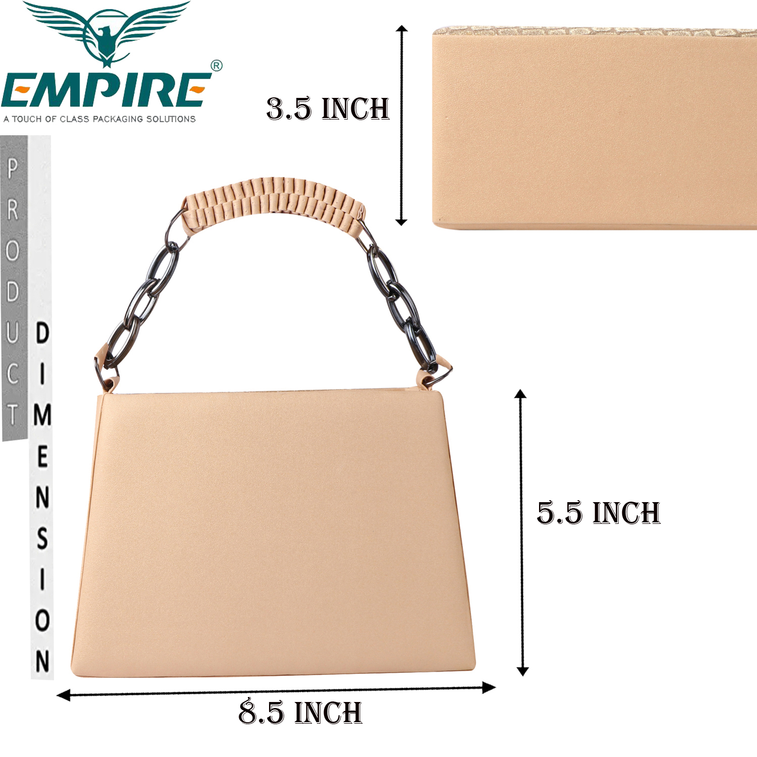 Croc Embossed Glitter Structured Handbag | Cream - Image 8